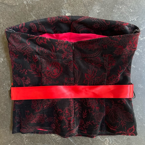 Vintage Corduroy Strapless Top - Picture 5 of 5